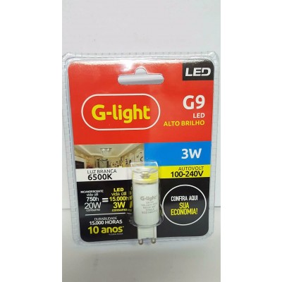 Lâmpada Led  G9 3w 6500k G-light
