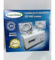 Iluminação de Emergência Segurimax Autônoma 960 Lumens