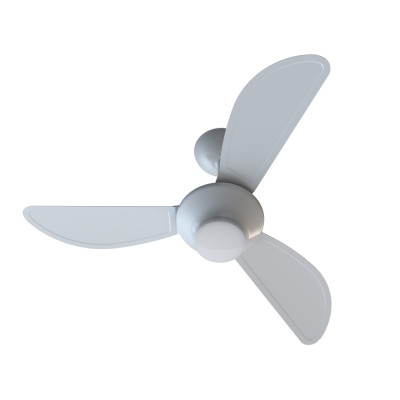 Ventilador de Teto Ventisol Mistral Led Inverter C/Controle Branco Bivolt