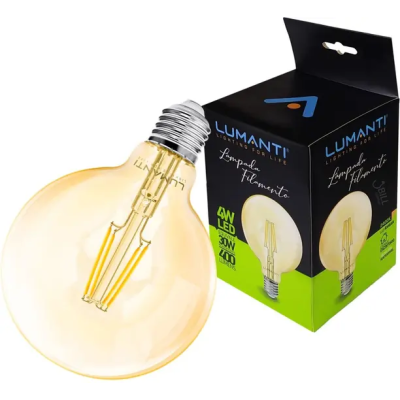 Lampada filamento led 4w G125