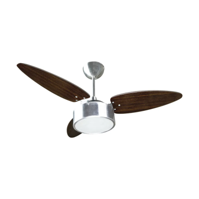 Ventilador de Teto Ventisol Fharo Alumínio CV3 Cinza/Tabaco 220V