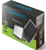 Refletor LED Sunlight Hill 200W Energia Solar
