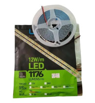Fita 12V c/120 LEDs SMD/m IRC>80 12W/m