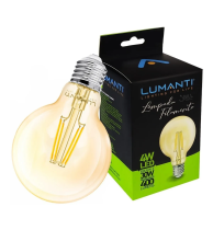 Lampada filamento led 4w G80